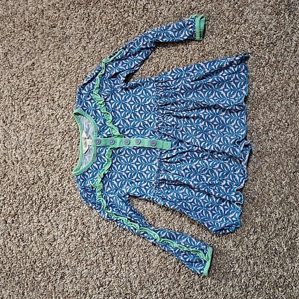 EUC Matilda Jane Blue and Pink Top